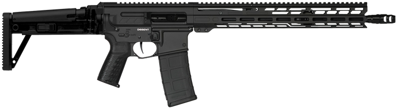 CMMG Dissent MK47 5.56 NATO 16.1" 30+1 Rifle, Black Armor - 55A1A0BAB