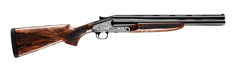 ATI 3B Triple Barrel 12 Gauge 18" 3rd Shotgun, Black/Walnut - ATIGKOF123B18