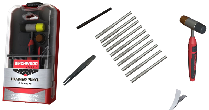 Birchwood Casey Hammer & Punch Kit, 19 Pieces - HMPNCHKIT