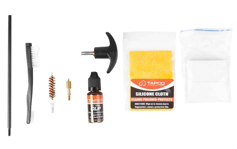 Tapco Handgun Cleaning Kit .38/357/9mm Black - TAP22080