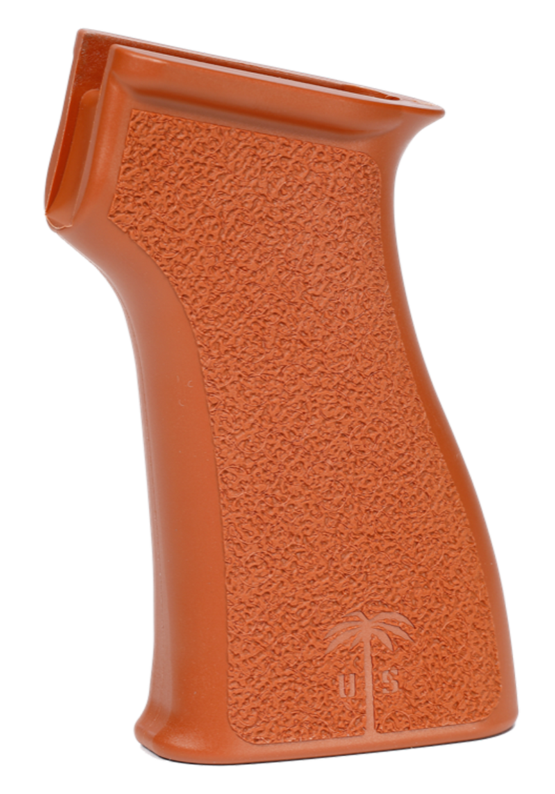 US Palm AK Pistol Grip, Bakelite Orange Synthetic - GR087