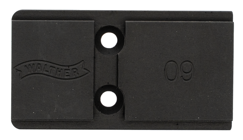 Walther Arms PDP 2.0 Optic Plate, Black - 5136208