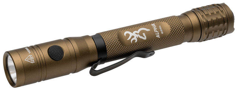 Browning Alpha 2AA Flashlight, Burnt Bronze - 3711256