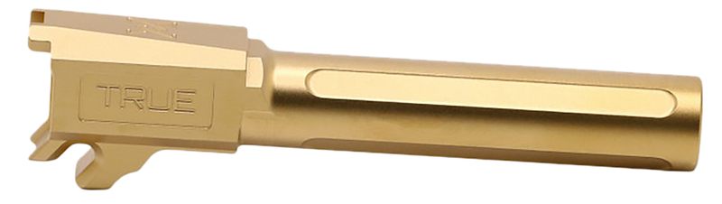 True Precision Sig P365XL/P365X-Macro 9mm Luger 3.70" Fluted Barrel, Gold TiN - TPP365XLBXG