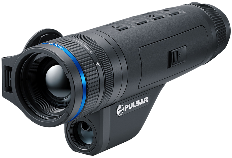 Pulsar Telos LRF XQ35 Thermal Monocular 3-12x35mm, Black - PL77512