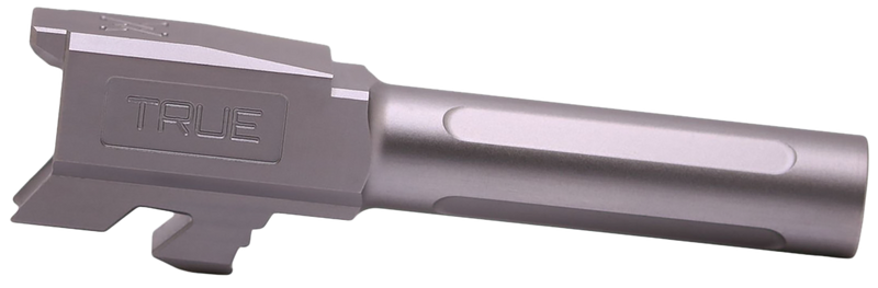 True Precision Glock 43/43X Barrel 9mm Luger 3.40" Fluted Satin Stainless Steel - TPG43BX