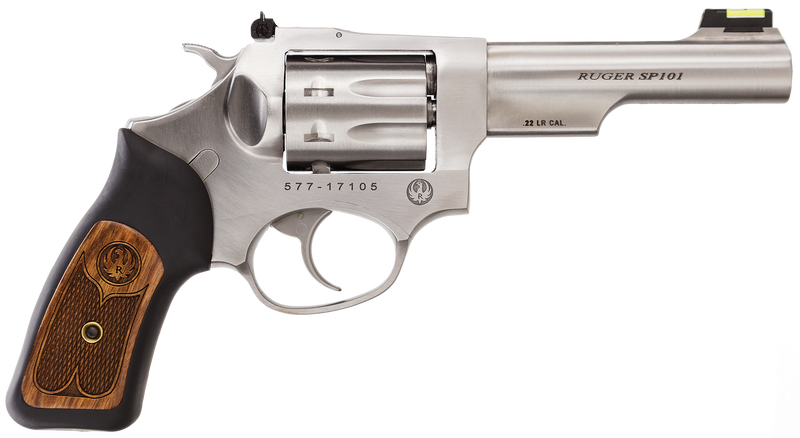 Ruger SP101 .22 LR 4.2" 8rd Revolver, Satin Stainless Steel - 5765