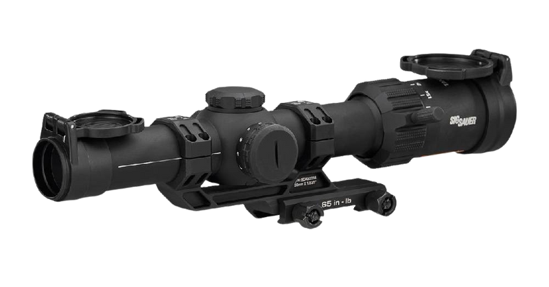 Sig Sauer Tango-MSR 1-6x24mm 30mm Rifle Scope, Illuminated Hellfire Reticle, Matte Black - SOTM61003