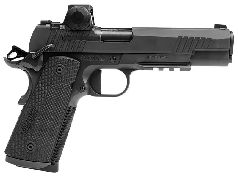 Sig Sauer 1911X 45 ACP 5" 8+1 Handgun, Black DLC - 1911XR45BXR3RXX