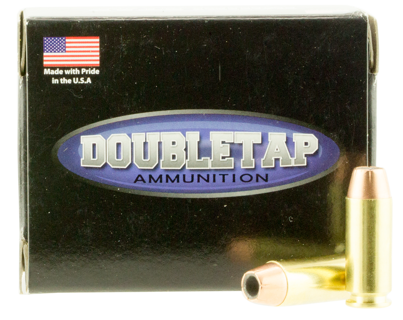 DoubleTap Ammunition 10mm Auto 135gr Jacketed Hollow Point Handgun Ammo, 20 Rounds Per Box - 10MM135CE