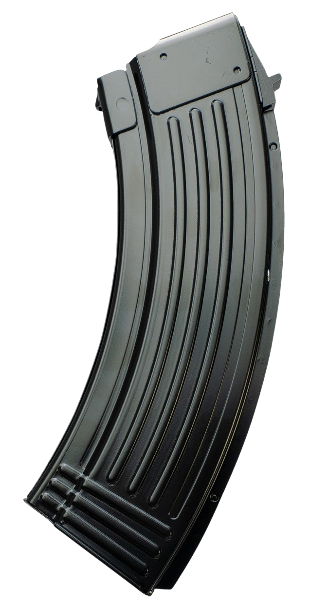 Global Ordnance AK-47 7.62x39 10rd Magazine, Black Steel - 810091157701