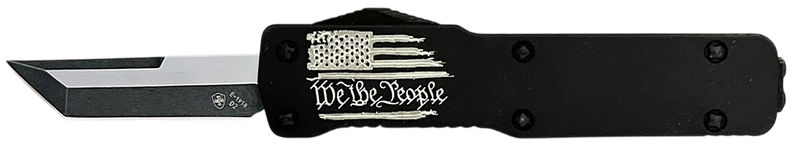 Templar Knife We The People Tanto Folding Knife, Black - CAWTP221