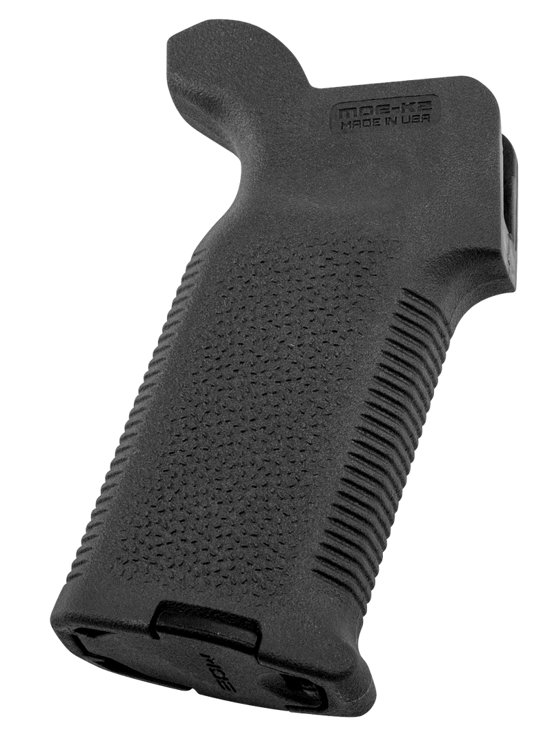 Magpul MOE-K2 Pistol Grip, Aggressive Textured Black Polymer - MAG522-BLK