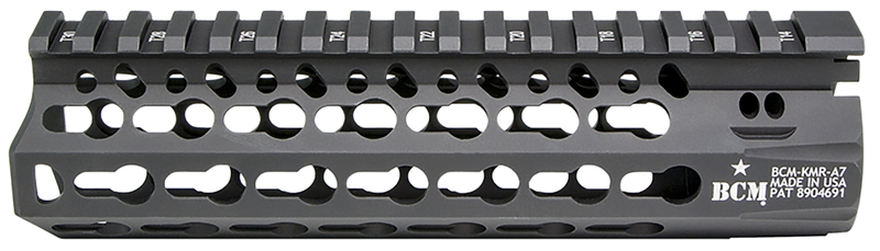 Bravo Company KMR Alpha 7" Keymod Handguard, Black Anodized - KMRA7556BK