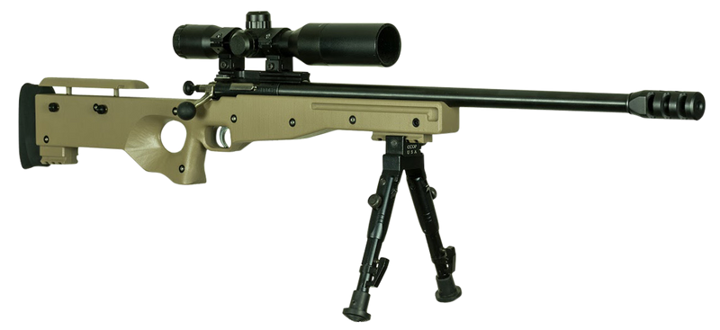 Crickett Precision Rifle CPR .22 LR 16.12" 1rd Bolt-Action Rifle, Blued/FDE - KSA2152