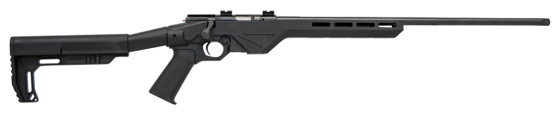 Citadel Trakr 17 HMR 21" 5+1 Bolt-Action Rifle, Black - CIT17HMRBLT