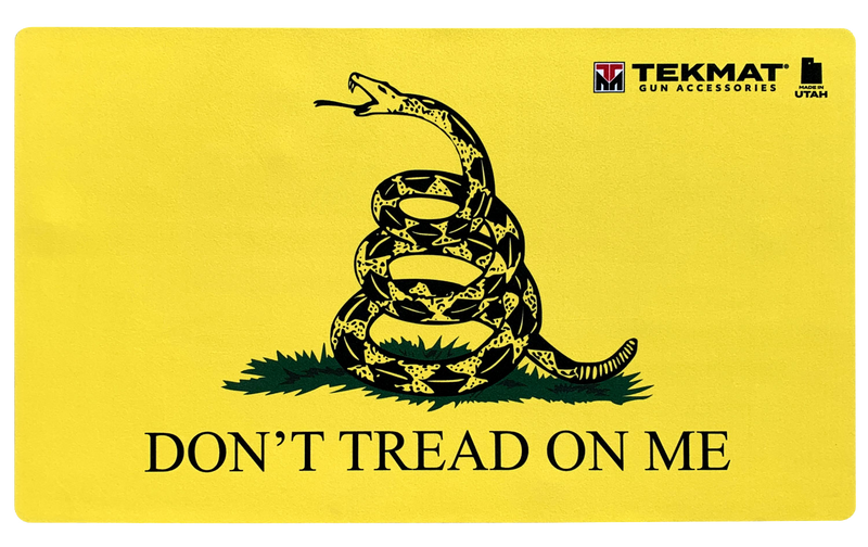 TekMat Don't Tread on Me Door Mat Black/Yellow - TEK42TREAD