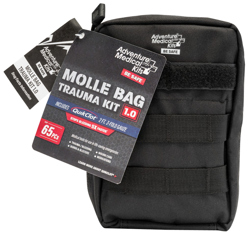 Adventure Medical Kits MOLLE Bag Trauma Kit 1.0, Black - 20640299