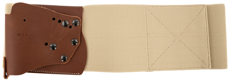 Galco UnderWraps Elite Khaki Small Leather/Nylon - UWERKHSM