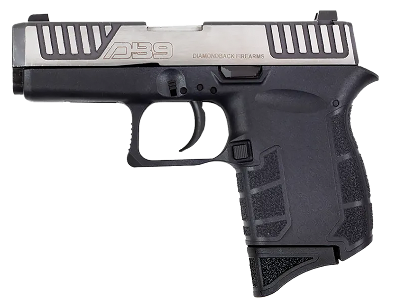 Diamondback DB9 Gen4 9mm 3.1" 6+1 Micro-Compact Pistol, Black - DB0200P031