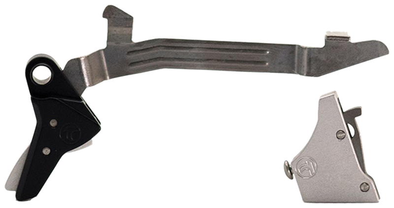 Timney Triggers Alpha Competition Glock Gen 3-4 Large Frame Trigger, Silver - ALPHAGLOCK34LRGSILVR