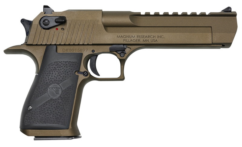 Magnum Research Desert Eagle Mark XIX 50 AE 6" 7+1 Pistol, Burnt Bronze Cerakote - DE50BB