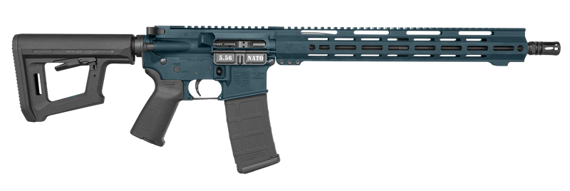 Diamondback DB15 5.56 NATO 16" 30rd Rifle, Jesse James Blue Cerakote - DB1717K252