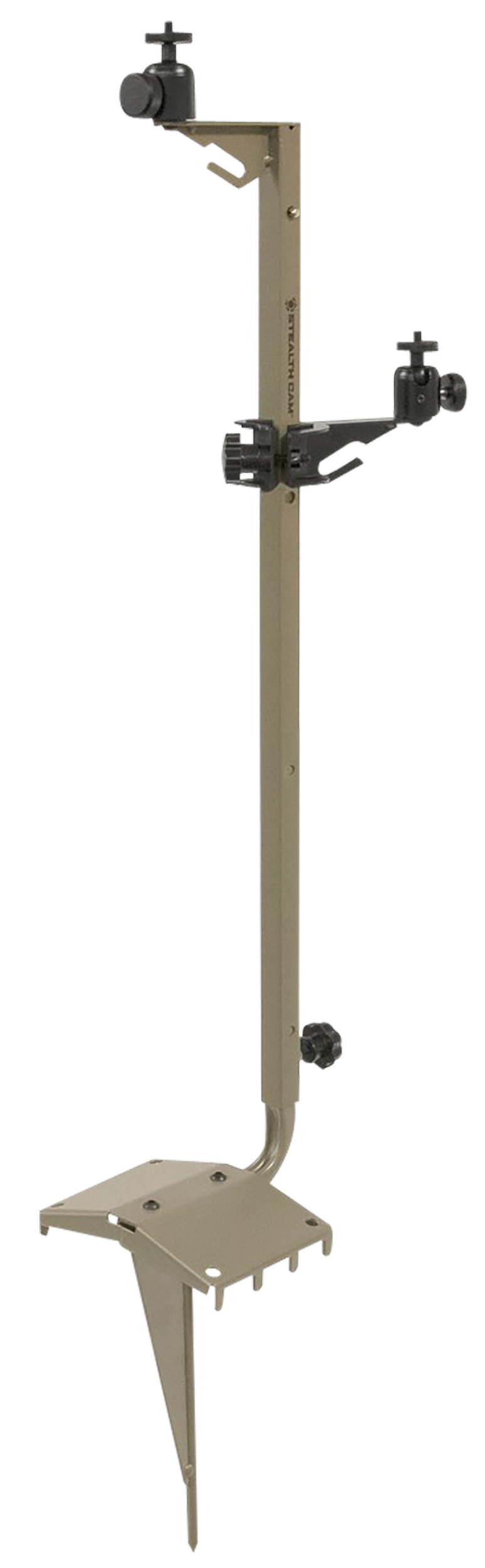 Stealth Cam Mounting Post, Tan Steel 29-49" High - STCCSMP