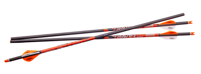 Ravin Crossbow Arrows 400 Grain Carbon .003" Straightness 3-Pack - R338