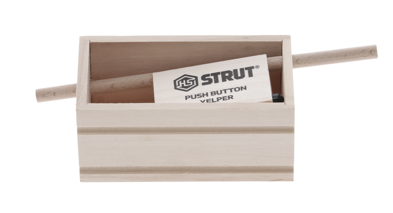 Hunters Specialties Push Button Yelper Turkey Box Call, Walnut - HSSTR07056