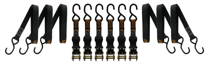 Muddy 1" x 14" Durable Ratchet Strap 6-Pack - MUD-DRS14-6PK