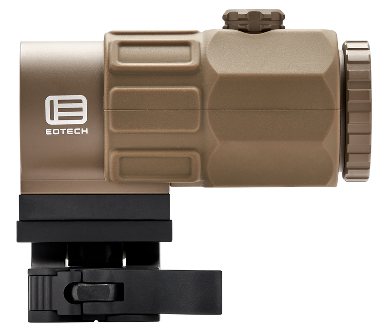 EOTECH G45 5x Magnifier with Switch-to-Side Mount, Tan - G45STSTAN