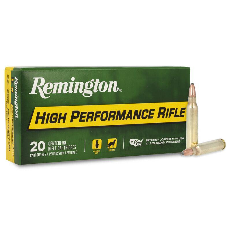 Remington High Performance Rifle 223 Rem 55gr Pointed Soft Point Ammunition - 28399