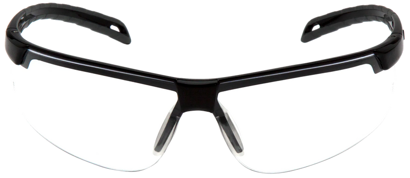 Pyramex Everlite Shooting Glasses Clear Lens Black Frame - PYSB8610DT