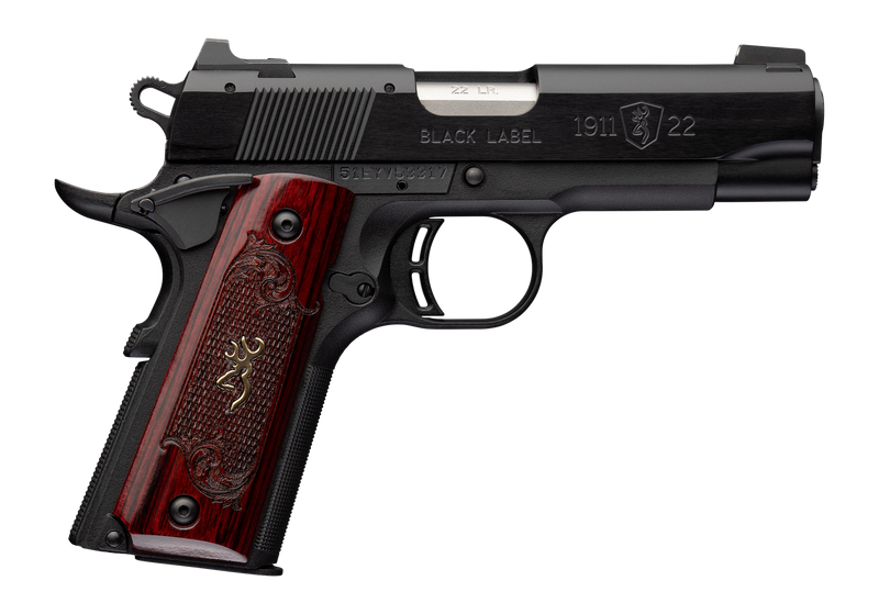 Browning 1911-22 Black Label Medallion .22 LR 3.63" 10+1 Pistol, Matte Black - 051070490