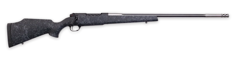 Weatherby Mark V Accumark 300 Win Mag 26" 3+1 Bolt-Action Rifle, Graphite Black - MAM01N300NR8B