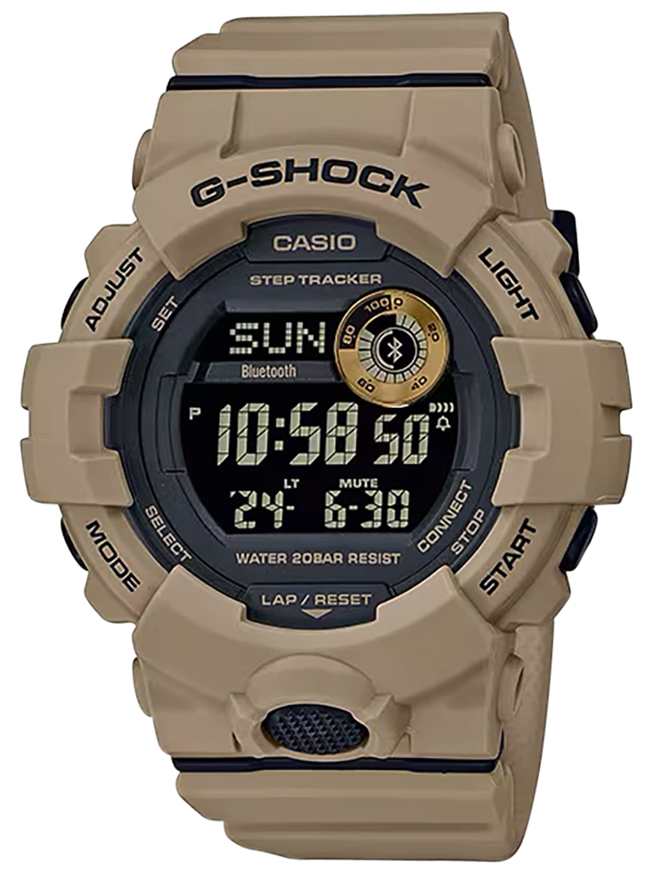 G-Shock Tactical Move Power Trainer Fitness Tracker, Tan - GBD800UC5