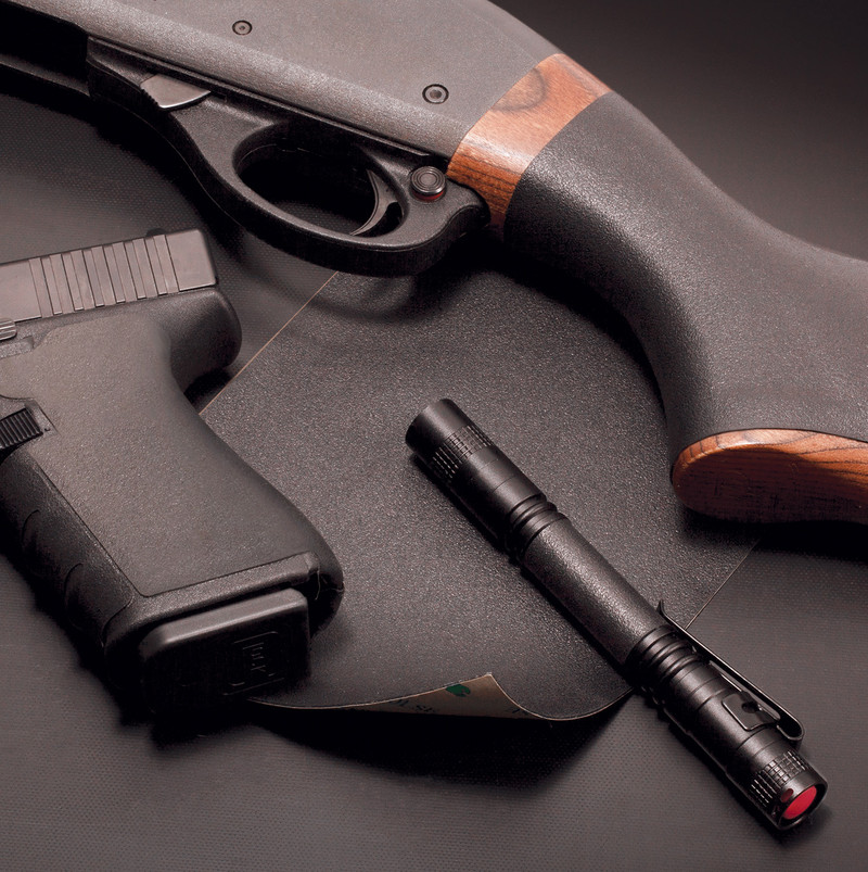 Hogue Wrapter D.I.Y. Adhesive Rubber Grip Sheet, Black Grain Texture 5" x 6.75" - 17070