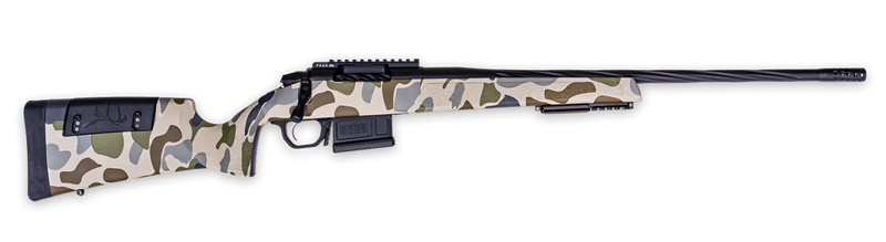 Weatherby 307 Hush 257 WBY Mag 24" 5+1 Bolt-Action Rifle, Black Camo - 3WRHS257WR6B
