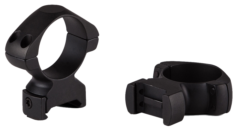 Konus 1" High Steel Scope Rings, Matte Black - 7400