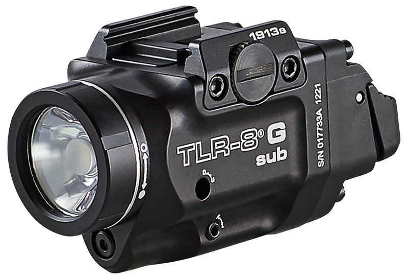Streamlight TLR-8 G Sub Gun Light with Green Laser, Black - 69438