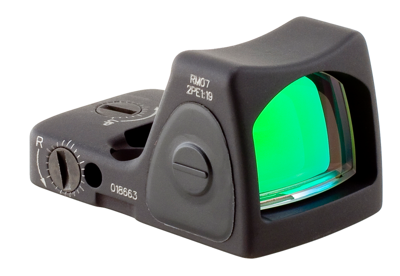 Trijicon RMR Type 2 1x 6.5 MOA Red Dot Reflex Sight, Matte Black - RM07-C-700679