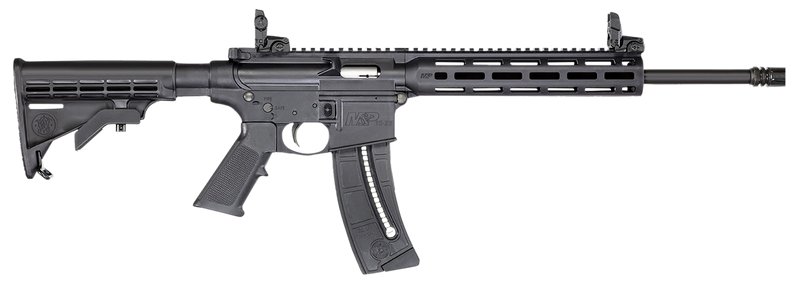 Smith & Wesson M&P15-22 Sport .22 LR 16.5" 25+1 Modern Sporting Rifle, Black - 14375