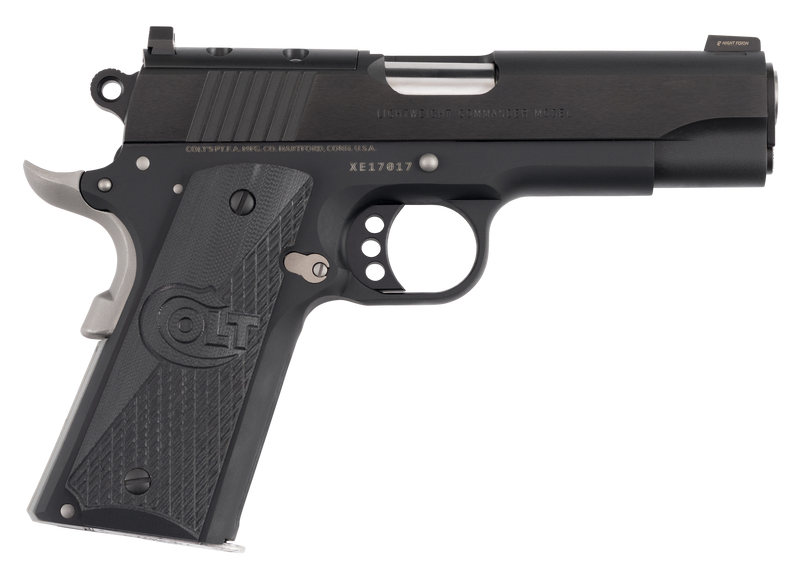 Colt Night Commander 45 ACP 4.25" 8+1 Pistol, Black Cerakote - O4840NC-OR