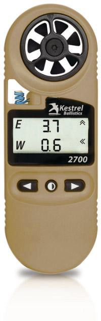 Kestrel 2700 Ballistics Weather Meter, Tan - KES 0827LTAN