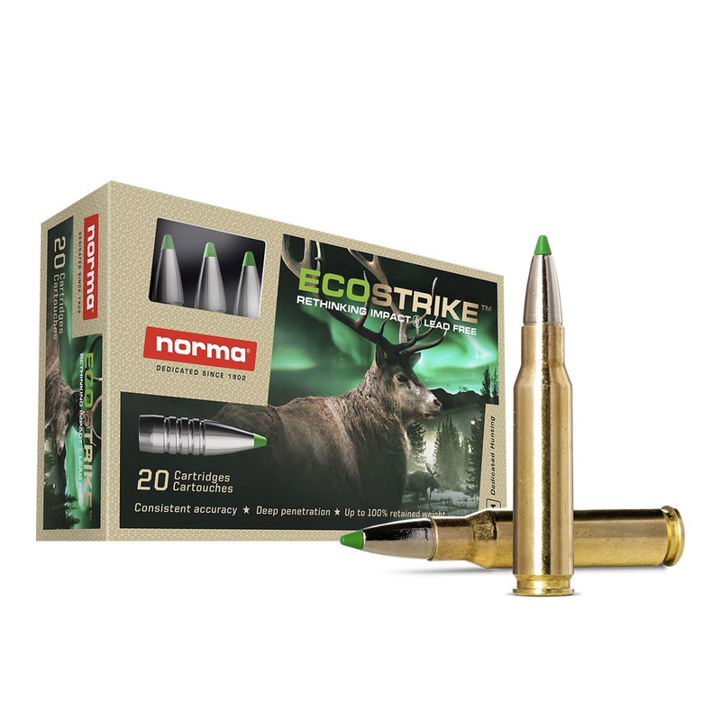 Norma EcoStrike .300 Win Mag 165gr Polymer Tip Rifle Ammunition, 20rd Box - 20177502