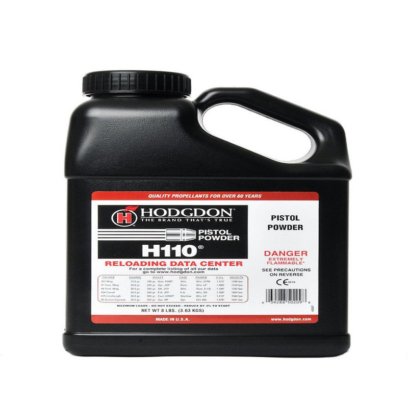 Hodgdon H110 Spherical Handgun and Shotshell Powder 8 lbs - 1108