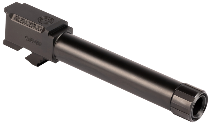 SilencerCo Glock 19 9mm Threaded Barrel 4.5", Black Nitride - AC862