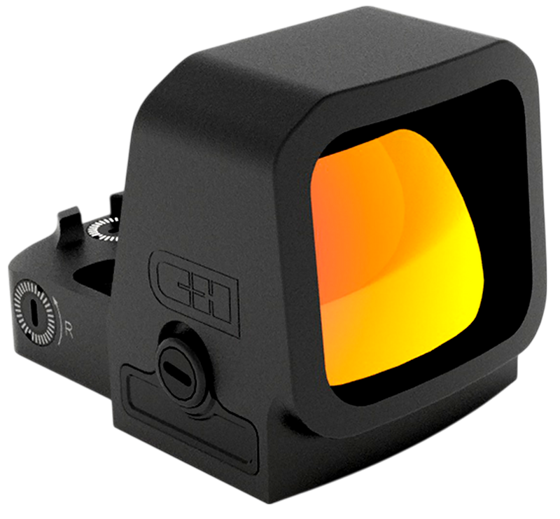 C&H Precision Max RMSC 1x Red 2.5 MOA Dot Red Dot Sight, Black - RDRMSCMAXRDMRBLK