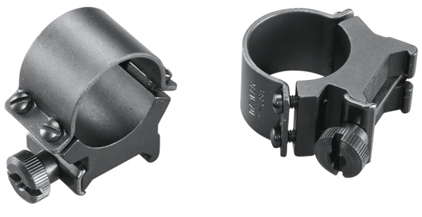Weaver Sure Grip Detachable Rings 1" High, Matte Black - 49164